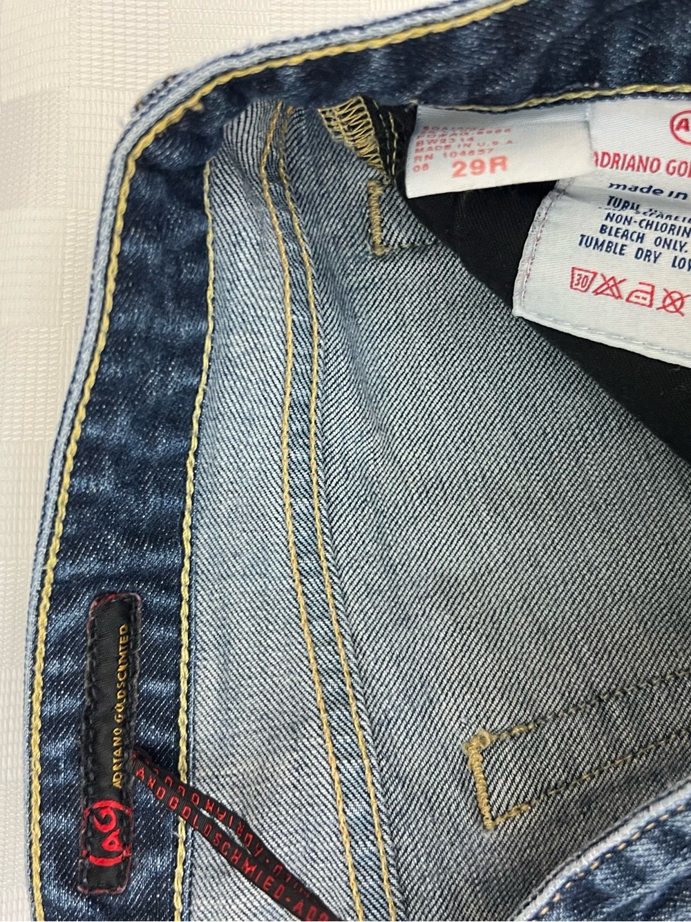 Ag Adriano Goldschmied Mid-Rise Flare Jeans in Indigo Blue - Picture 3 of 5